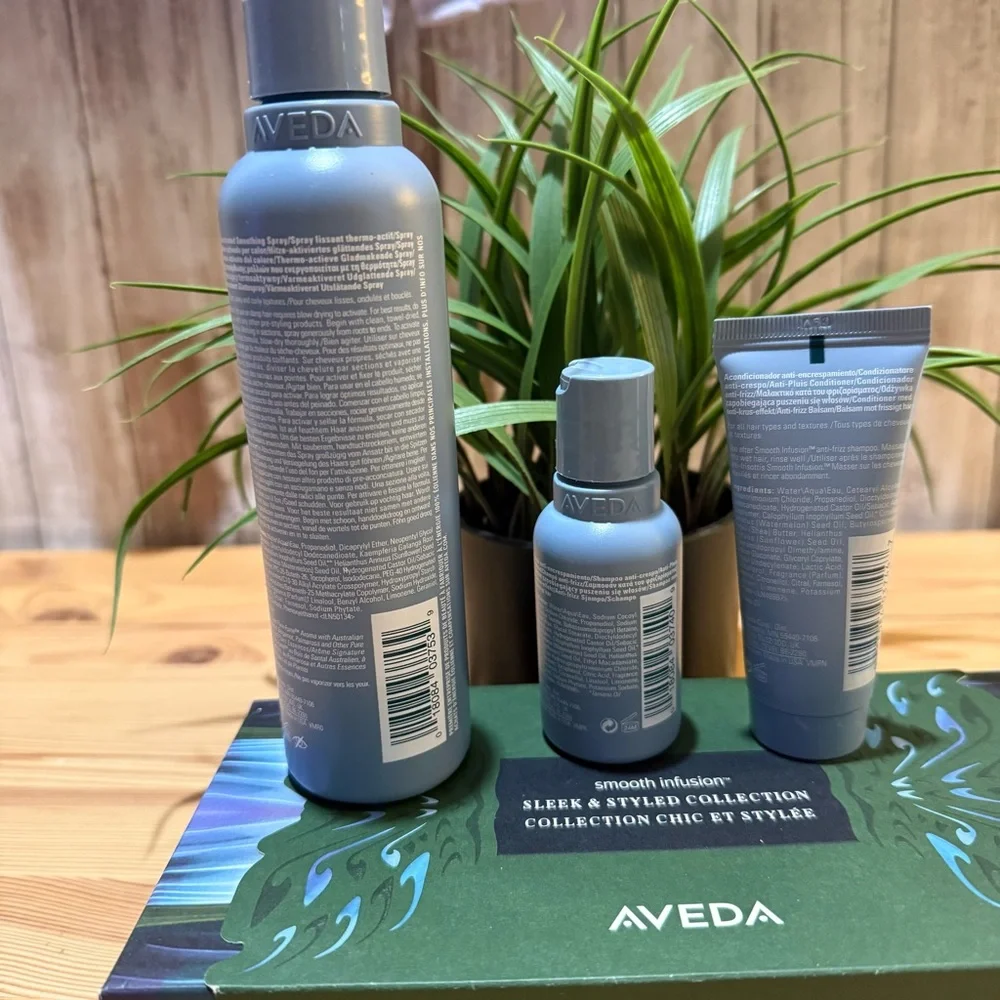 New AVEDA Smooth Infusion Haircare Set